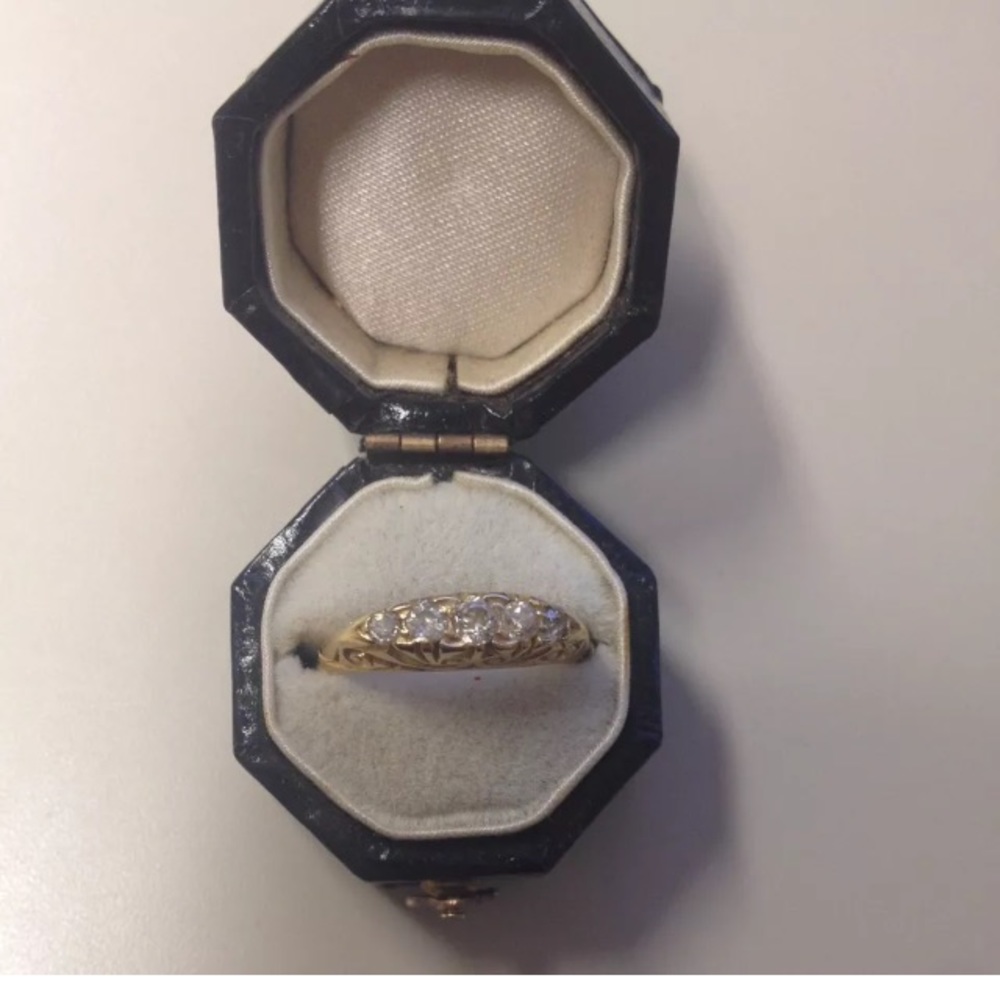 Victorian 5 Stone Diamond Ring